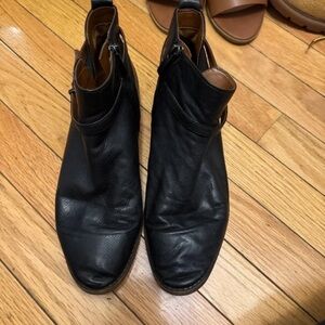 Franco Sarto Black Ankle Boots